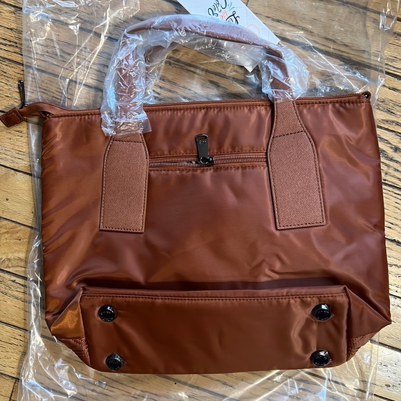 Lug Alto Convertible Tote/Crossbody Bag in Copper Brown NWT - Picture 9 of 11